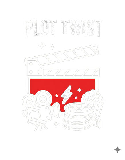 Plot Twist Noir tee